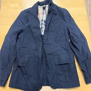 Burberry Dark Blue Military Jacket
